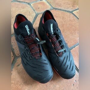 Wilson Tennis Shoes KAOS 03 Black Mens 9.5 Skin Guard